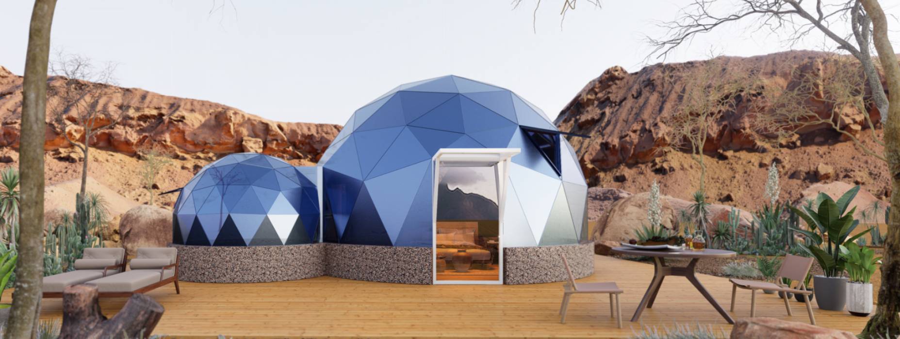 酒泉球形智能光伏玻璃星空房